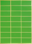 OfficeArt Etikett 48x24 mm Neon Zöld 24 Darab/ív 10 ív/Csomag (HBAX0091)