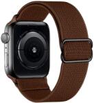 Phoner Dew Apple Watch csatos fonott szövet szíj, 49/45/44/42mm, barna - speedshop