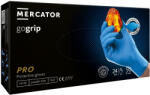 Mercator Medical MERCATOR gogrip Kék dupla vastag élelmiszeripari és munkavédelmi nitril kesztyű, 50db - M