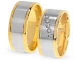 Capri Karikagyűrű párban 14K arany 16, 1 gr, cirkónia kõvel, CP11427
