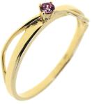 Capri Eljegyzési gyűrű 14K arany 1, 4 gr, rubin drága kõvel, CP11749