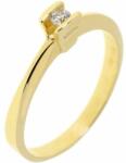 Capri Eljegyzési gyűrű 14K arany 2, 7 gr, gyémánt kõvel 0, 08 ct, CP11353GY