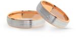 Capri Karikagyűrű párban 14K arany 8, 7 gr, gyémánt kõvel 0, 02 ct, CP11490GY