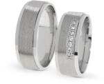 Capri Karikagyűrű párban 14K arany 14 gr, gyémánt kõvel , CP11658GY
