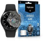 MyScreen LA-2289 Samsung Galaxy Watch 4 Classic (42 mm) rugalmas, hibrid üveg - Myscreen protector Hybrid Glass átlátszó 8H ujjlenyomat-érzékelő biztos, 2db-os csomag (LA-2289)