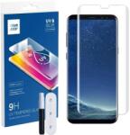 Blue Star Samsung Galaxy S8 Plus üvegfólia, tempered glass, előlapi, UV, edzett, hajlított, Bluestar