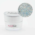  NiiZA AcrylGel - Glitter Silver 15g - gellakk