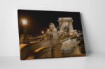 4 Decor Tablou canvas : Podul cu Lanturi din Budapesta - beestick-deco - 104,00 RON