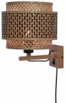 IT'S ABOUT ROMI Aplica de perete eco din bambus Bhutan/Shade 2520 bl/nat, nat (BHUTAN/W/N/2520/BN)