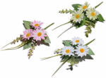 Decorer Set 3 flori artificiale Margarete 18 cm (A56.34.87deco)