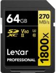 Lexar Professional 1800x SDXC 64GB CL10/UHS-II/U3/V60 (LSD1800064G-BNNNG)