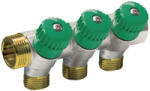 Comisa Distribuitor modular cu robineti Comisa 1" 4 cai 3/4" - verde (CL062400403N)