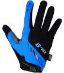 Pegas MANUSI B-RACE CU GEL NEGRU/ALBASTRU, M (IVG092)