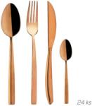 Orion COPPER rozsdamentes acél evőeszközkészlet, 24 db (143695)