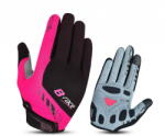 Pegas MANUSI PRO B-RACE CU GEL NEGRU/FUXIA, L (IVG083)