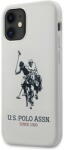 U. S. Polo Assn Husa US Polo USHCP12SSLHRWH iPhone 12 mini 5, 4" biały/white Silicone Collection - vexio