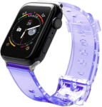 Hurtel Strap Light Silicone Wristband Strap Bracelet Watch Bracelet Watch 6/5/4/3/2 (44mm / 42mm) Purple - vexio