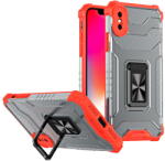 Hurtel Husa Crystal Ring Case Kickstand Tough Rugged Cover for iPhone XS Max red - vexio