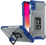 Hurtel Husa Crystal Ring Case Kickstand Tough Rugged Cover for iPhone XS Max blue - vexio