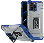 Hurtel Husa Crystal Ring Case Kickstand Tough Rugged Cover for iPhone 13 Pro Max blue - vexio