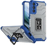Hurtel Husa Crystal Ring Case Kickstand Tough Rugged Cover for Samsung Galaxy S21+ 5G (S21 Plus 5G) blue - vexio