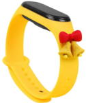 Hurtel Strap Xmas Wristband for Xiaomi Mi Band 6 / Mi Band 5 Christmas Silicone Strap Bracelet Yellow (bells) - vexio