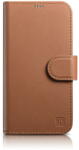 ICARER Husa iCarer Wallet Case 2in1 case iPhone 14 leather cover with flap Anti-RFID brown (WMI14220725-BN) - vexio