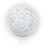 Tuban Balon transparent - albastru 45 cm, cifra 8, baieti Tuban RB31214