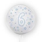 Tuban Balon transparent - albastru 45 cm, cifra 6, baieti Tuban RB31210