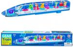  Jucarie Trenulet, carcasa transparenta, cu lumina si sunet RB34129