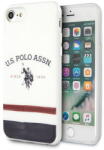 U. S. Polo Assn Husa US Polo USHCI8PCSTRB iPhone 7/8/SE 2020 / SE 2022 biały/white Tricolor Pattern Collection - pcone