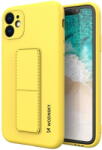 Wozinsky Husa Wozinsky Kickstand Case silicone case with stand for iPhone 12 Pro Max yellow - pcone