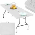 Jago Összecsukható asztal 8 személyes 183 cm fehér - kokiskashop