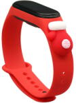 Hurtel Strap Xmas Wristband for Xiaomi Mi Band 4 / Mi Band 3 Christmas Silicone Strap Bracelet Red (Glove) - pcone