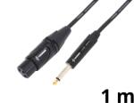 Thunder Germany CX40-1 mikrofonkábel (6, 3 mm Jack - XLR mama) - (1 m)