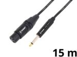 Thunder Germany CX40-15 mikrofonkábel (6, 3 mm Jack - XLR mama) - (15 m)