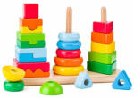Woodyland Montessori fa toronyépítő játékszett - Woodyland (90227W)