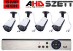  4 KAMERÁS 5MP 2.8 /6mm AHD KÜLTÉRI CSŐ KAMERARENDSZER, 30m-es INFRÁVAL