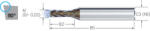 MIKRON 175352 4, 70 CrazyMill Cool P&S VHM SNP