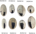  Cabochon din Pirita Naturala - Ovala - 24-36 x 13-24 x 3-6 mm - 1 Buc