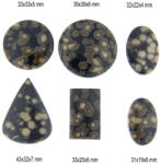  Cabochon din Scapolit Maro Natural - Oval - Disc - Picatura - Dreptunghi - 31-43 x 19-39 x 4-6 mm - 1 Buc