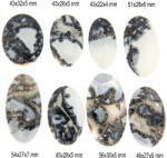  Cabochon din Jasp Maligano Natural - Oval 43-56 x 22-32 x 4-7 mm - 1 Buc