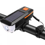 Malatec Lampa solara LED bicicleta - buton portocaliu