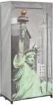 vidaXL New York szövet ruhásszekrény 75 x 45 x 160 cm (282461) - vidaxl