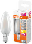 OSRAM E14 LED SStar gyertya 2, 8W 250lm 2700K melegfehér, szabályozható 300° opál - 25W izzó helyett (4058075437005)