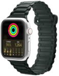 Dux Ducis Strap (Armor Version) Strap for Apple Watch SE, 8, 7, 6, 5, 4, 3, 2, 1 (41, 40, 38 mm) Magnetic Silicone Band Bracelet Green - vexio