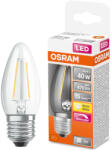 OSRAM E27 LED SStar gyertya 4, 8W 470lm 2700K melegfehér, szabályozható 300° - 40W izzó helyett (4058075446878)