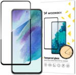 Wozinsky Tempered Glass Full Glue Super Tough Screen Protector Full Coveraged with Frame Case Friendly for Samsung Galaxy S21 FE black - vexio