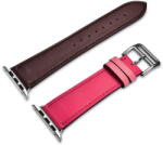 ICARER Husa iCarer strap band bracelet for Apple Watch 49mm / 45mm / 44mm / 42mm brown-pink (RIW120-PC) - vexio