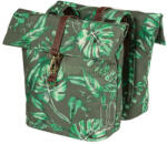 Basil dupla táska Ever-Green Double Bag, 28-32 literes, thyme zöld